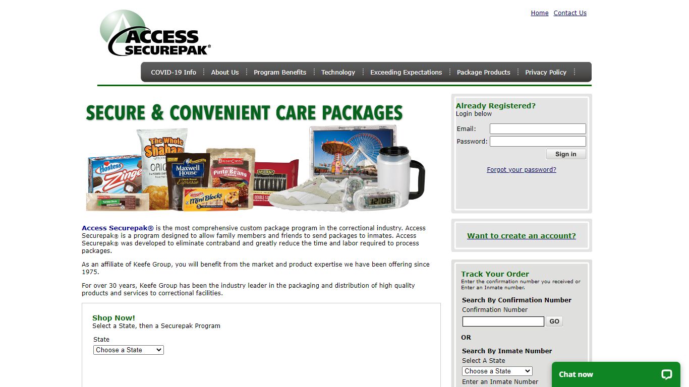 Access Securepak - LA County Package Program - Welcome - accesscatalog.com